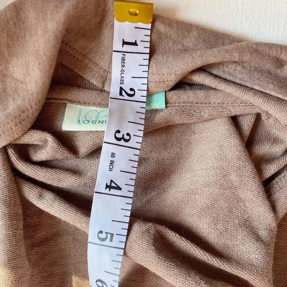 LOGO Lounge Lori Goldstein open Cardigan Chiffon hem detail - Picture 11 of 12
